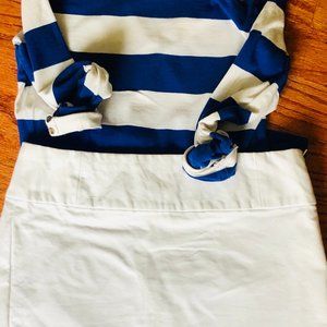 Banana Republic White Pencil Skirt